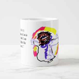 Jesus Licht Welt Jumbo-Tasse