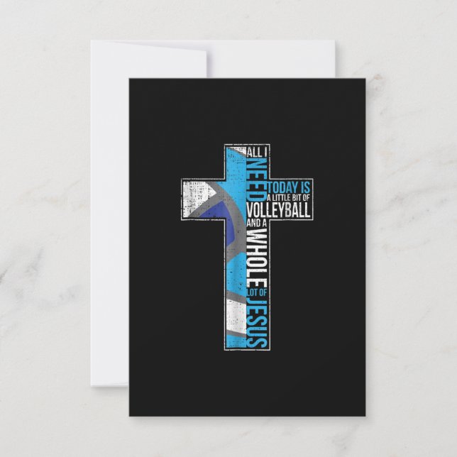 Jesus Liebe |Alles, was ich brauche, ist ein wenig RSVP Karte (Vorderseite)