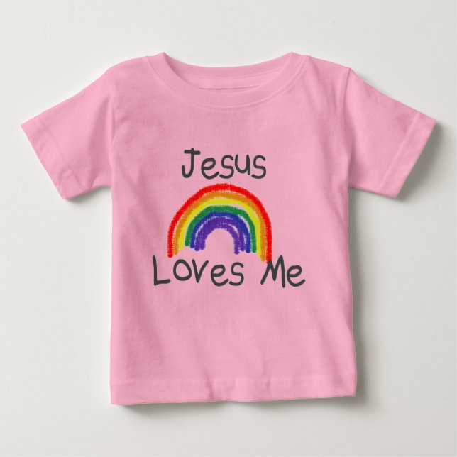 Jesus Liebe Baby T-shirt (Vorderseite)