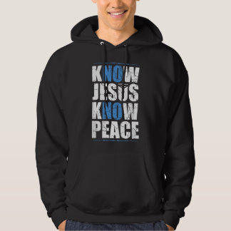 Jesus Liebe Bibel Kenne Jesus Kenne Frieden Kein J Hoodie