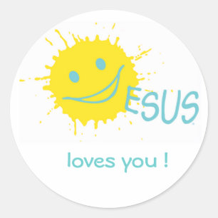 Jesus Liebe dich! Aufkleber
