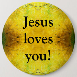 Jesus Liebe dich! Button