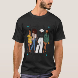 Jesus Liebe dich genauso wie ich schwarze Frauen s T-Shirt