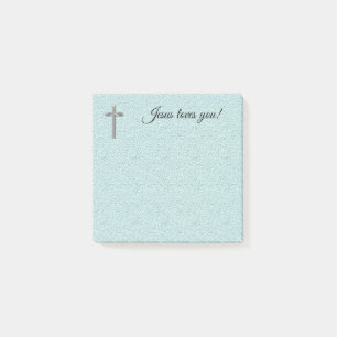 Jesus Liebe dich! Post-it Klebezettel