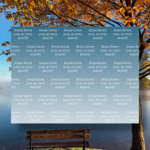 Jesus Liebe dich, so sehr! Postkarte