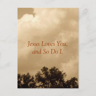 Jesus Liebe dich, und ich auch. Postkarte