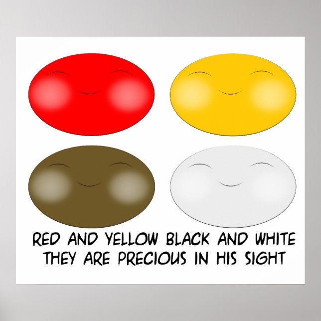 Jesus Liebe die kleinen Kinder der Welt Poster (Vorne)