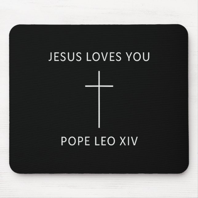 Jesus Liebe dir Christlich den minimalen religiöse Mousepad (Vorne)