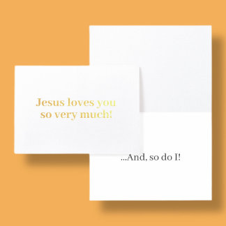 Jesus Liebe euch so sehr! Folienkarte