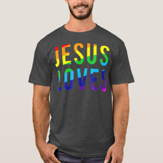 Jesus Liebe Gay Pride T-Shirt