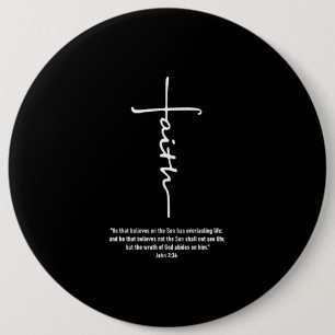 Jesus-Liebe Glaube Kreuz Christlichen Jesus Glaub Button