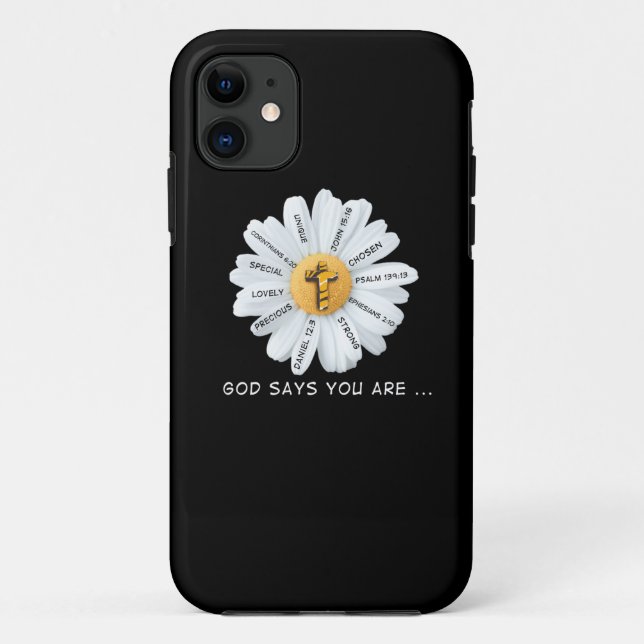 Jesus-Liebe| Gott sagt, du bist... Case-Mate iPhone Hülle (Rückseite)