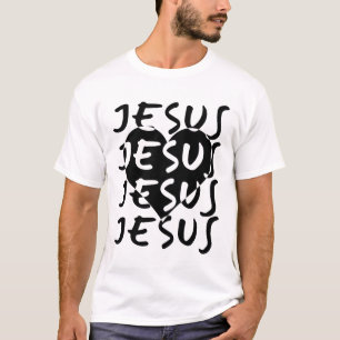 Jesus Liebe Herz Christlicher Glaube Johannes 3:16 T-Shirt