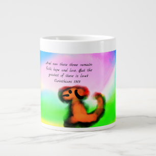 Jesus Liebe Hoffnung Jumbo-Tasse