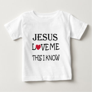 Jesus-Liebe ich dieses, das ich weiß Baby T-shirt