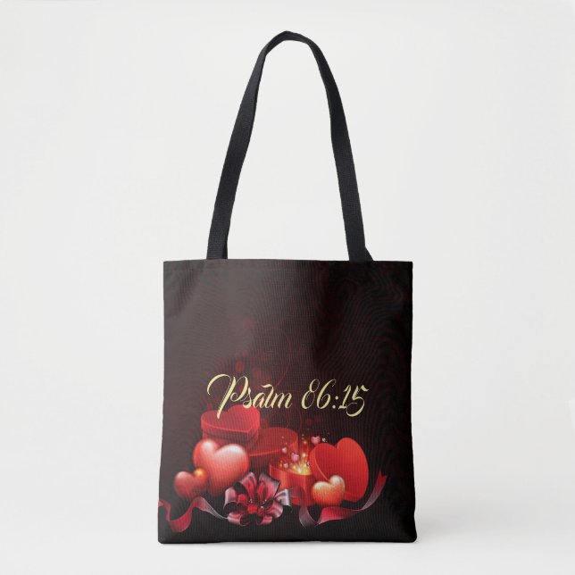 Jesus Liebe Ich überdrucke Tasche, Mittel (Vorderseite)