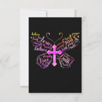 Jesus Liebe | Jesus Butterfly Christlich Cross Fai