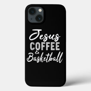 Jesus Liebe   Jesus Coffee and Basketball Case-Mate iPhone Hülle