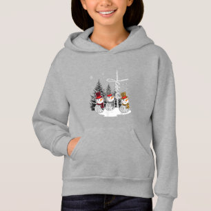 Jesus Liebe Jesus Faith Hope Liebe Snowman Hoodie