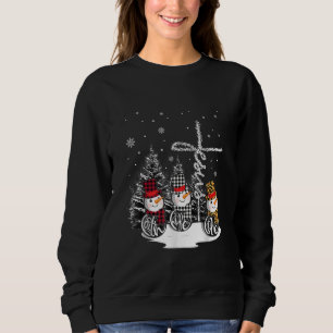 Jesus Liebe Jesus Faith Hope Liebe Snowman Sweatshirt