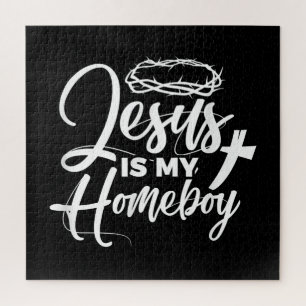Jesus Liebe Jesus ist mein Homeboot Christlich Puzzle