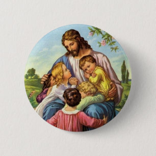 Jesus-Liebe-Kinderknopf Button