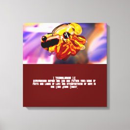 Jesus Liebe Leinwanddruck