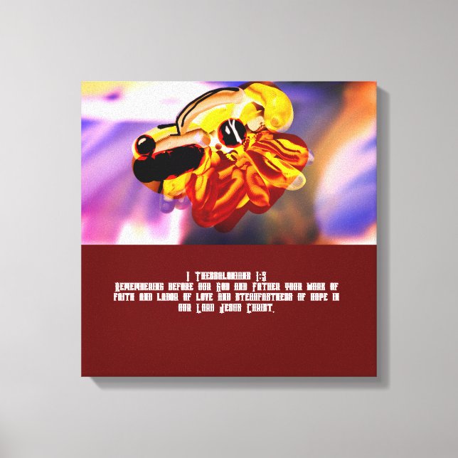 Jesus Liebe Leinwanddruck (Vorderseite)