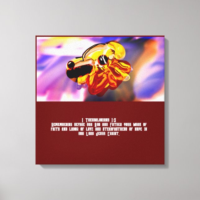 Jesus Liebe Leinwanddruck (Vorderseite)