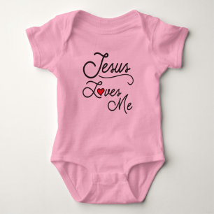 Jesus Liebe Me Baby Shirt mit Herz