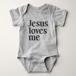 Jesus Liebe Me Bodysuit Baby Strampler