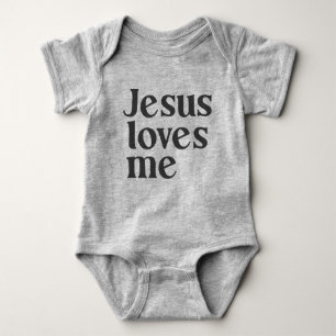 Jesus Liebe Me Bodysuit Baby Strampler