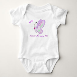 Jesus Liebe Me Butterfly Baby Bodysuit Strampler