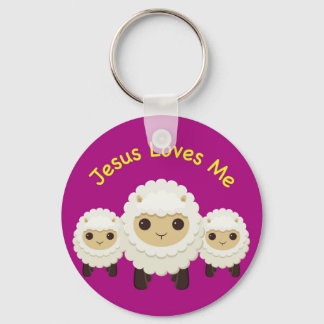 Jesus Liebe Me Cross Schafschaf Schlüsselanhänger