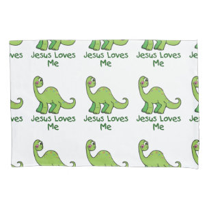 Jesus Liebe Me Dinosaurier Kissenbezug