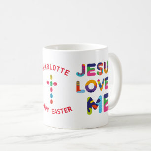 Jesus Liebe Me Elegante individuell anpassbare Kaf Kaffeetasse