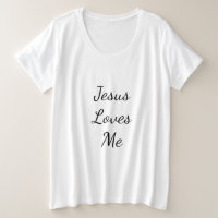 Jesus Liebe Me Plus T - Shirt