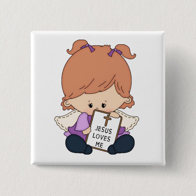 Jesus Liebe Me - Square Button (Vorderseite)