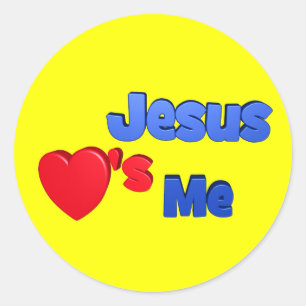 Jesus Liebe Me Stickers
