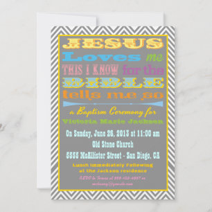 Jesus Liebe Me Taufe/Christliche Einladung