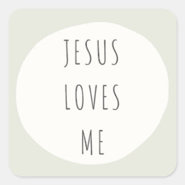 Jesus Liebe mich. Aufkleber & Etikette