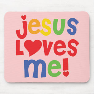Jesus Liebe mich! -Mousepad Mousepad