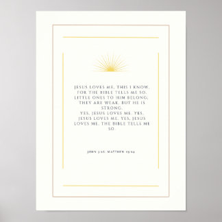 Jesus Liebe mich. Poster