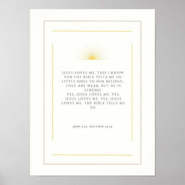 Jesus Liebe mich. Poster (Vorne)