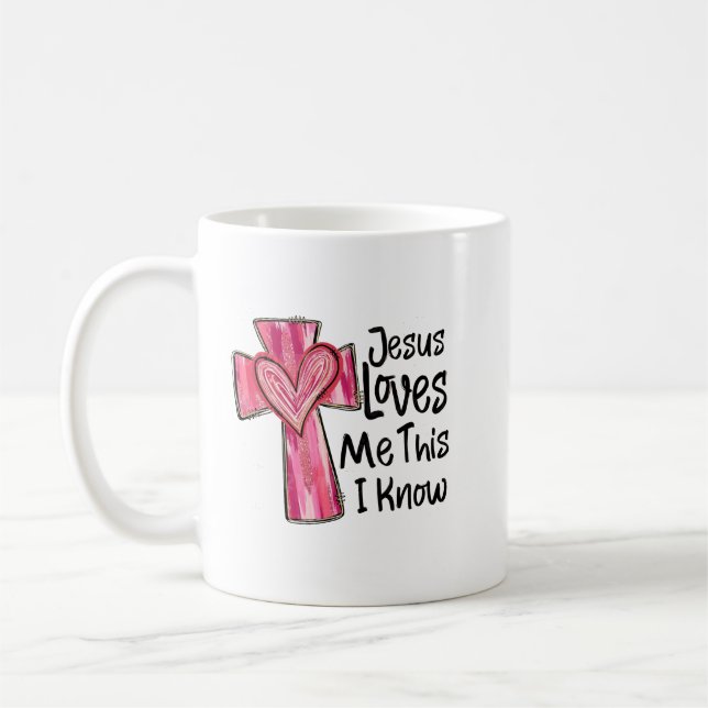 Jesus Liebe mir, dass Sie wissen Kaffeetasse (Links)