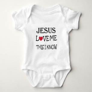 Jesus Liebe mir dies ich weiß Baby Strampler