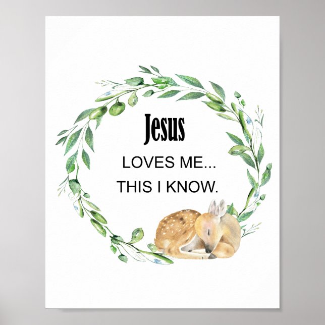 Jesus Liebe mir dies ich weiß Poster (Vorne)