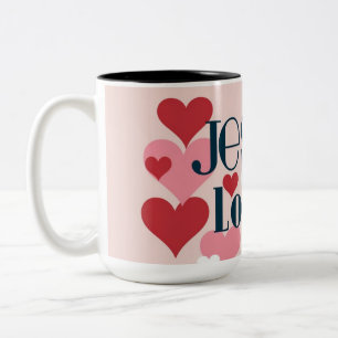 Jesus Liebe mir Zweifarbige Tasse