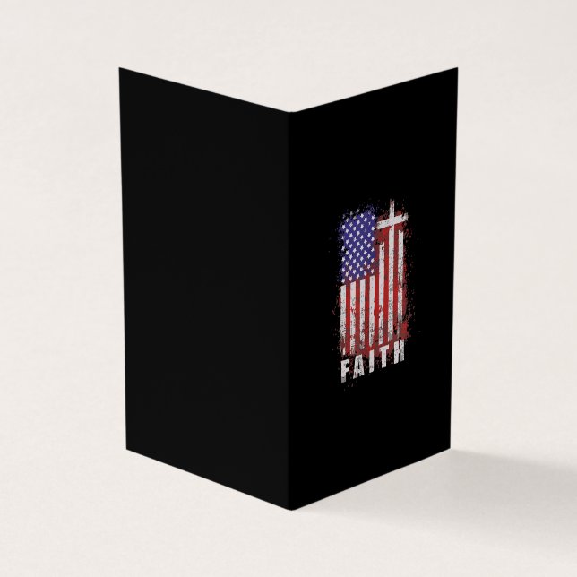 Jesus Liebe | Patriotischer Christlicher Glaube Je Visitenkarten (Vorderseite)