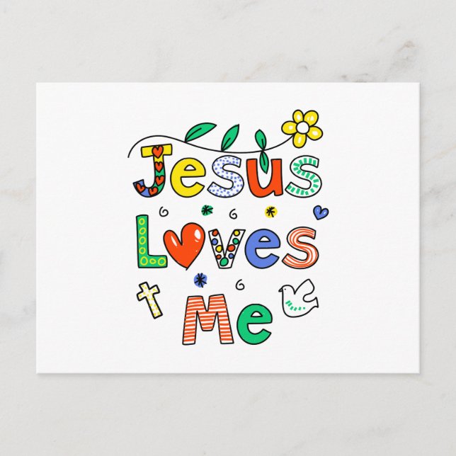 Jesus Liebe Postkarte (Vorderseite)